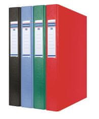 Donau Zakladač dvojkrúžkový, červený, 40 mm, A4, PP/tvrdý kartón, 3734001PL-04