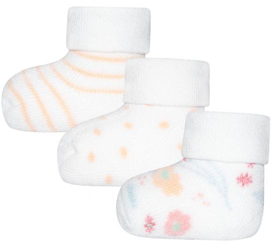 EWERS 3pack dievčenských dojčenských ponožiek 205156