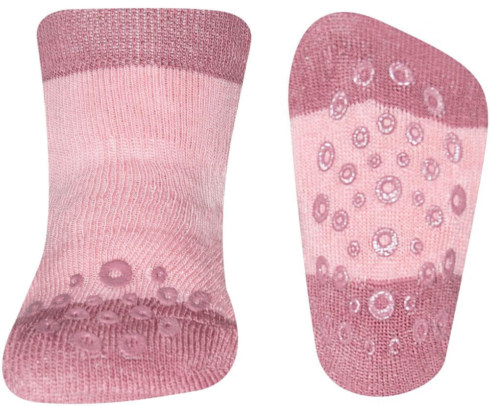 EWERS dievčenské protišmykové ponožky 225050_1 16-17 ružová