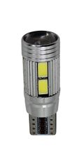 DUALEX HYPER LED T10 W2,1 x 9,5 D 10 SMD x 3chips 12V biela 2ks s odporom