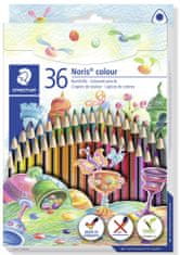 Staedtler Farebné pastelky Noris Colour, 36 farieb, trojhranné