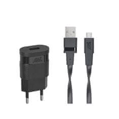 RivaCase Riva Power 4111 BD1 síťová nabíječka 1.0 A/ 1 USB, černá + micro USB kabel
