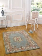 Ručne všívaný kusový koberec Lotus premium Green 75x150