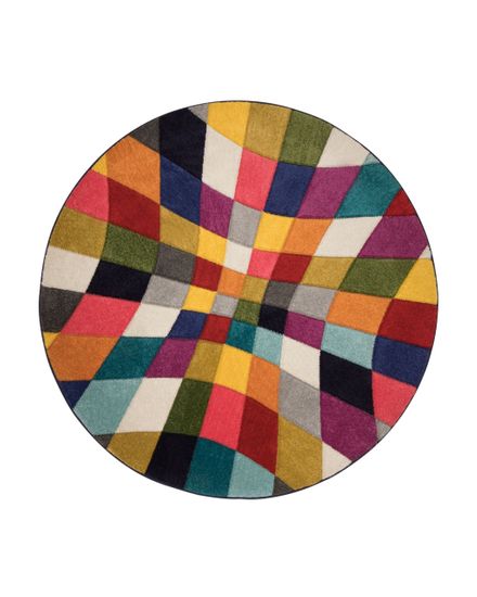 Flair Kusový koberec Spectrum Rhumba Multi kruh