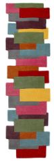 Flair AKCIA: 66x300 cm Ručne všívaný behúň Abstract Collage Multi 66x300