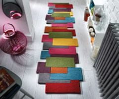 Flair AKCIA: 66x300 cm Ručne všívaný kusový koberec Abstract Collage Multi 66x300
