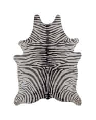 Flair Kusový koberec Faux Animal Zebra Print Black / White 155x195