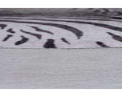 Flair Kusový koberec Faux Animal Zebra Print Black / White 155x195