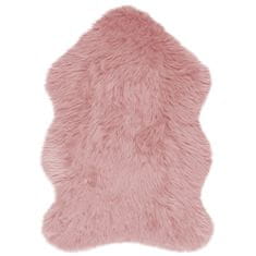 Flair Kusový koberec Faux Fur Sheepskin Pink 60x90 tvar kožušiny
