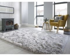 Flair AKCIA: 60x90 tvar kožešiny cm Kusový koberec Faux Fur Sheepskin Grey 60x90 tvar kožušiny