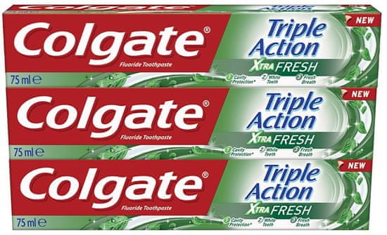 Colgate Triple Action Xtra Fresh 3 x 75 ml