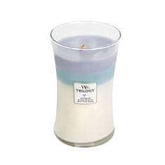 Woodwick Vonná sviečka váza veľká Trilogy Calming Retreat 609,5 g