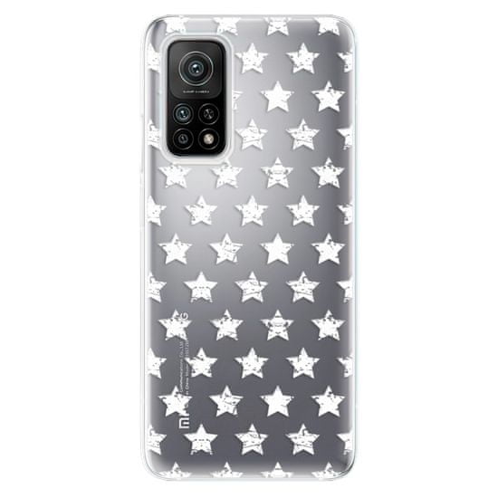 iSaprio Silikónové puzdro - Stars Pattern - white pre Xiaomi Mi 10T / Mi 10T Pro