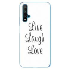iSaprio Silikónové puzdro - Live Laugh Love pre Huawei Nova 5T