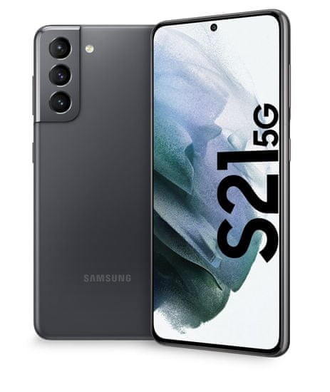 SAMSUNG Galaxy S21 5G, 8GB/128GB, Gray - zánovné