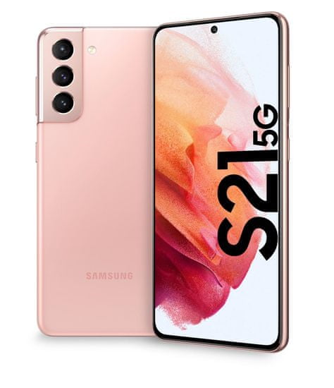SAMSUNG Galaxy S21 5G, 8GB/128GB, Pink - rozbalené