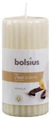 Bolsius Sviečka Bolsius Pillar True Scents 120/60 mm, valcová, vonná, vanilka