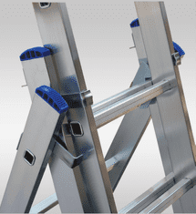 ELKOP Univerzálny 3-dielny, výsuvný rebrík VHR Hobby 3x9