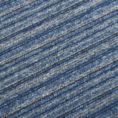 Vidaxl Kobercové podlahové dlaždice 20 ks 5 m2 50x50 cm pruhy modré
