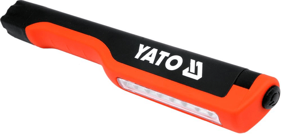 YATO Lampa ručná 8 LED, s klipom, 80 lm