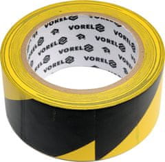 Vorel Páska lepiaca výstražná 48 mm x 33 m (čiernožltá)