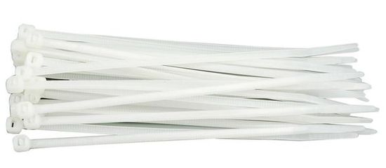 Vorel Páska sťahovacia 75 x 2,4 mm 100 ks biela