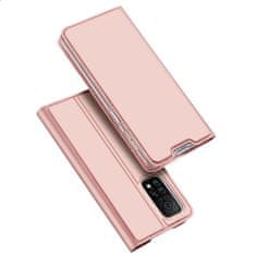 Dux Ducis Skin Pro knižkové kožené puzdro na Xiaomi Mi 10T Pro / Mi 10T, ružové