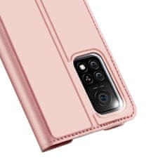 Dux Ducis Skin Pro knižkové kožené puzdro na Xiaomi Mi 10T Pro / Mi 10T, ružové
