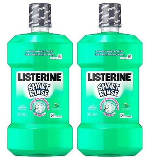 Listerine Smart Rinse Mild Mint 2 x 500 ml