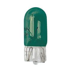 LAMPA Žiarovka W5W zelená T10