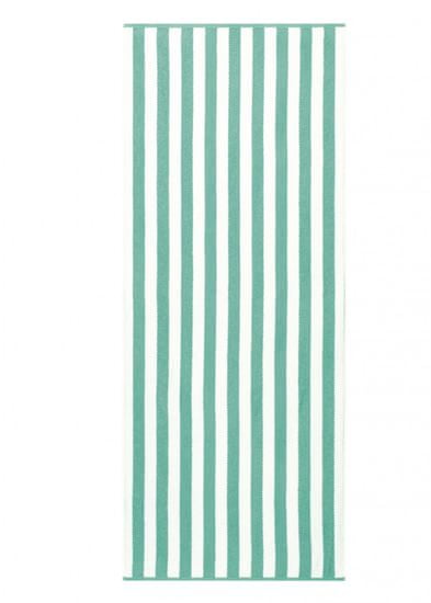Cawö Frottier Plážová osuška z kolekcie TRAVEL, SPORT & SPA stripes, farba zelená - 80 × 200 cm