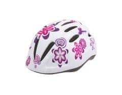 Wista Detská cyklistická prilba WISTA biela/ružová - 80081 XS/S (48-52cm)