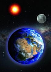 mapcards.net 3D pohľadnica Earth, Sun, Moon - vertical (Zem, Slnko, Mesiac - zvisle)