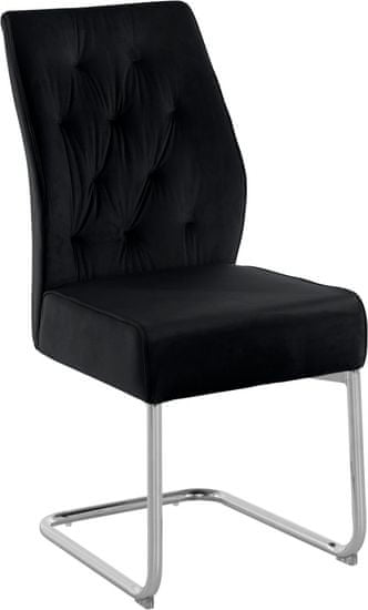 Danish Style Jedálenská stolička Armeni (SET 2 ks), čierna