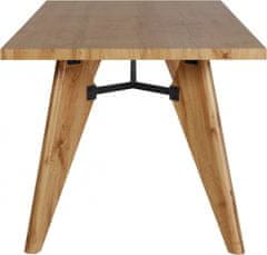Danish Style Jedálenský stôl Even, 160 cm, prírodné drevo