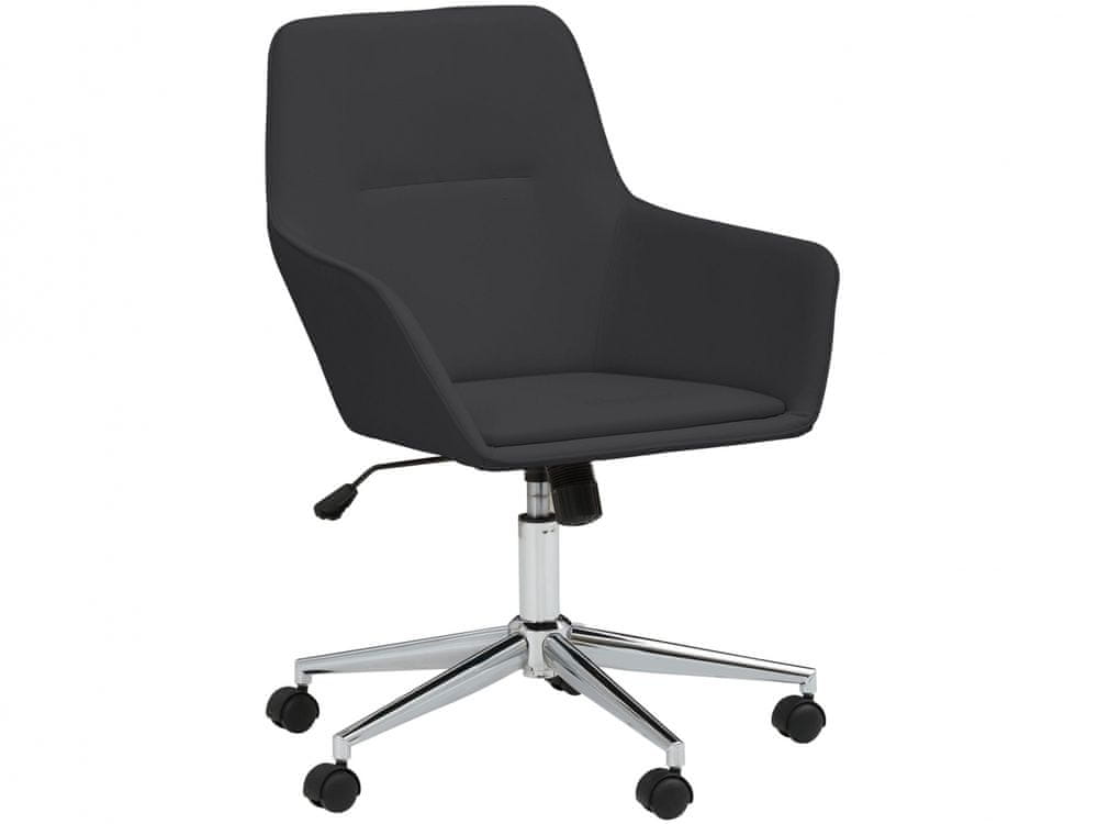 Danish Style Kancelárska stolička Geryr, čierna