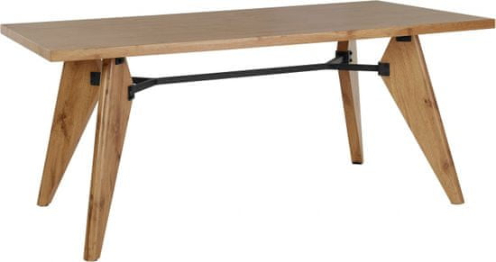 Danish Style Jedálenský stôl Even, 160 cm, prírodné drevo