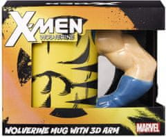Grooters 3D Hrnček s rukou Marvel - Wolverine