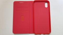 R2Invest Kožené puzdro CARBON pre Samsung Galaxy J6+ J610 - červené