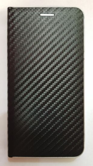 R2Invest Kožené puzdro CARBON pre Samsung Galaxy A20/ A30 (A205/A305) - čierne