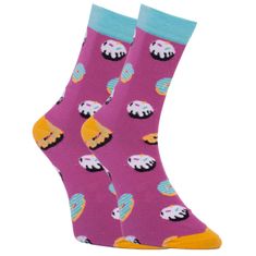Dots Socks Veselé ponožky donutmi (DTS-SX-420-F) - veľkosť L