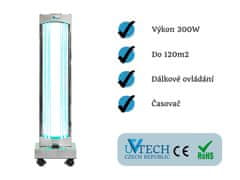 UVtech Mobilná germicídna lampa 300 W - INDUSTRY Pro