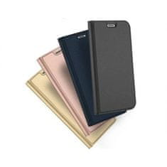 Dux Ducis Skin Pro knižkové kožené puzdro na Huawei P Smart 2020, čierne