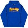 Thrasher Mikina Flame Logo Hoodie Blue