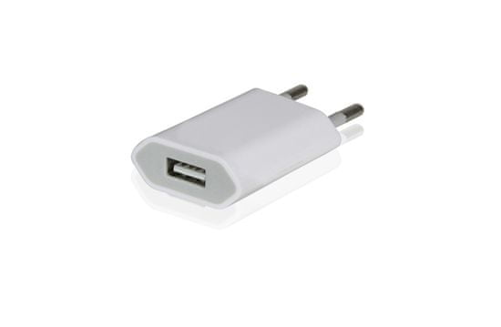CoolCeny Univerzálny USB Adaptér - nabíjačka 5V / 1A - Biela