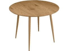 Danish Style Jedálenský stôl Lion, 100 cm, dub