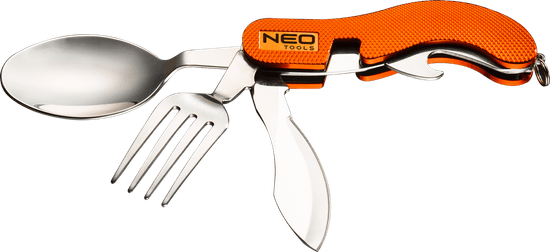 NEO TOOLS NEO Kudla, vreckový nôž , oranžový