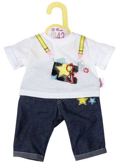 Zapf Creation Dolly Moda Džínsy a tričko, 43 cm