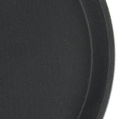 Cambro Tácka, podnos 27,9 cm, guľatý, čierny