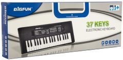 Teddies Klavír 37 klávesov napájanie na USB + mikrofón